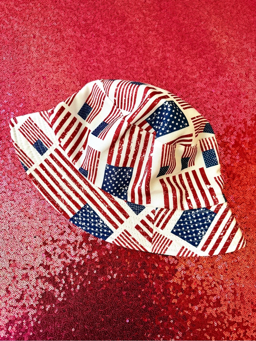 🇺🇸 Patriotic American Flag USA Bucket Hat - Picture 3 of 4